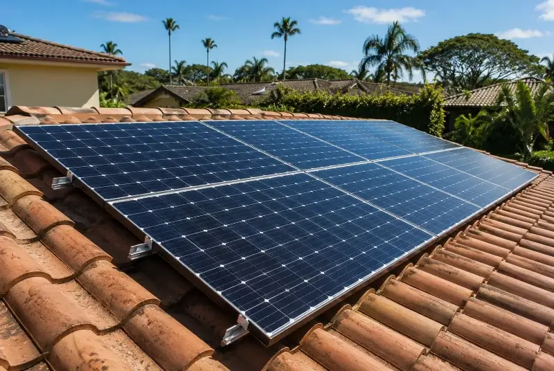 Installation de panneaux solaires à Précilhon